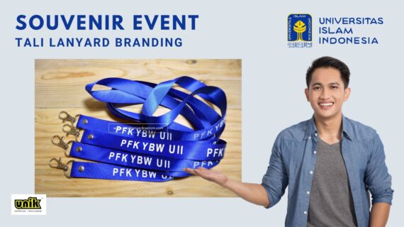 Branding untuk PFKYBW Universitas Islam Indonesia dengan Tali Lanyard Printing