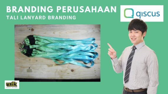 Qiscuss Branding dengan Tali Lanyard Printing